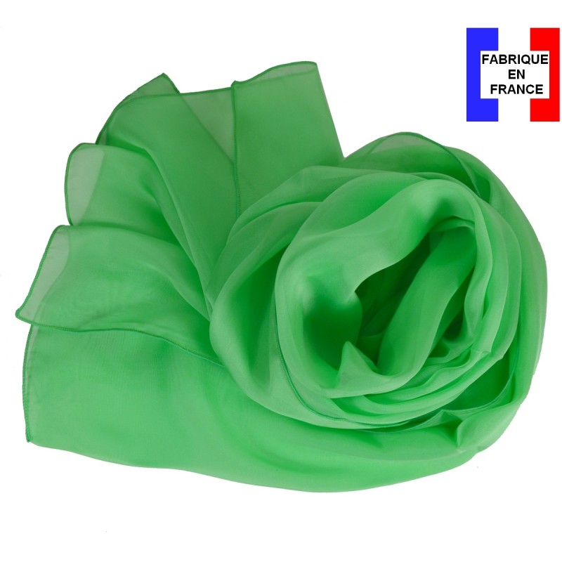 Foulard mousseline soie grany fabriqué en France