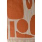 Châle Enjoy orange made in France