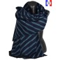 Châle Aphélie bleu made in France