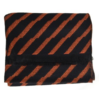 Châle Aphélie orange made in France