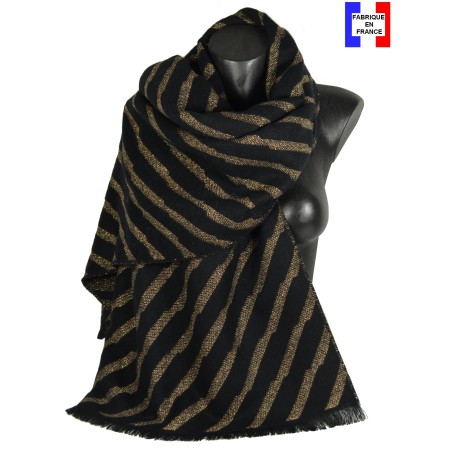 Châle Aphélie doré made in France