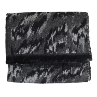 Châle Aborigene gris made in France