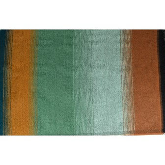 Châle Alexandrin vert et orange made in France