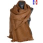 Châle mohair Mylene camel fabriqué en France