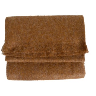 Châle mohair Mylene camel fabriqué en France