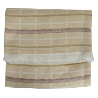 Châle Ariane beige fabriqué en France