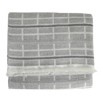 Châle Ariane gris fabriqué en France