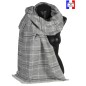 Châle Ariane gris fabriqué en France