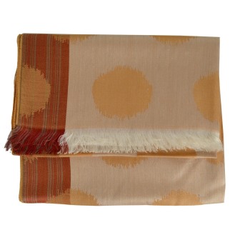 Echarpe Inouï microfibre ocre fabriquée en France