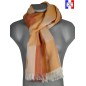 Echarpe Inouï microfibre ocre fabriquée en France
