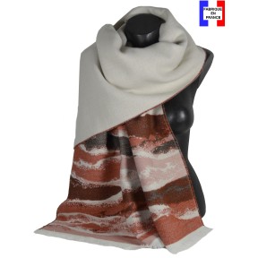 Châle Armor blanc made in France