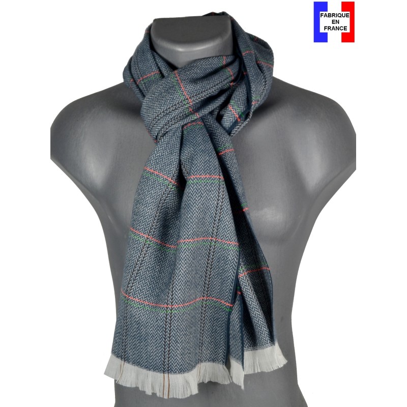 Echarpe Equilibre homme bleue