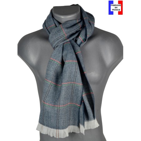 Echarpe Equilibre homme bleue