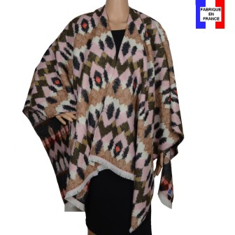 Poncho Agoa rose made in France