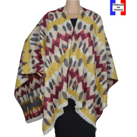 Poncho Agoa jaune made in France