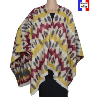 Poncho Agoa jaune made in France