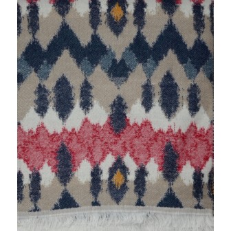 Poncho Agoa beige made in France