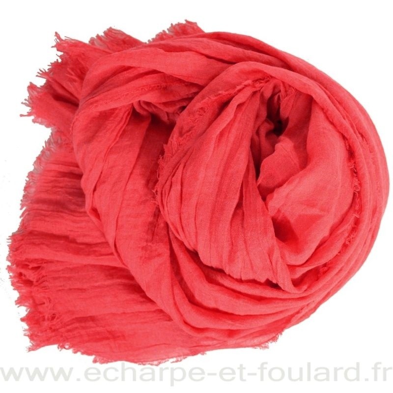 Grand cheche corail Grand cheche corail