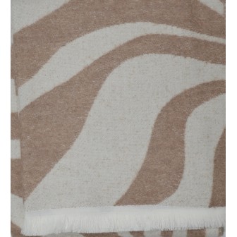 Poncho Ambigü beige made in France