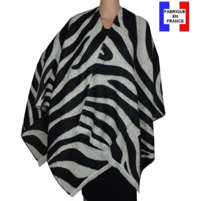 Poncho Ambigü noir made in France