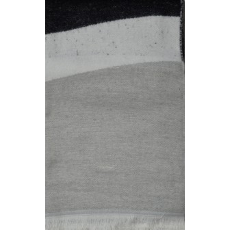 Poncho Alfa noir et gris made in France