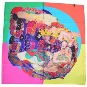 Carré soie La vierge Klimt