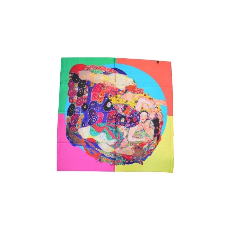 Carré soie La vierge Klimt Carré soie La vierge Klimt