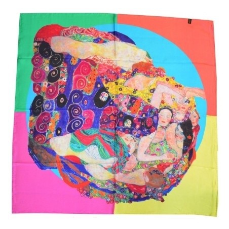 Carré soie La vierge Klimt