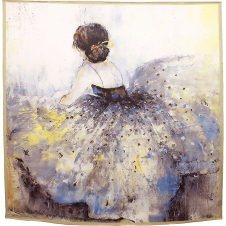 Carré en soie danseuse