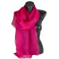 Etole crêpe de soie rose fuchsia Etole crêpe de soie rose fuchsia