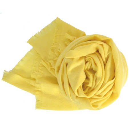 Etole 67cm en 100% cachemire NZO SBARBERI jaune