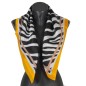 Carré soie 65cm zebre
