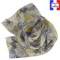 Foulard en soie Valentin fabriqué en France