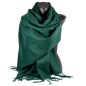 Châle en 100% cachemire de mongolie vert