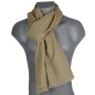 Echarpe en lin et coton beige made in France
