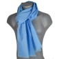 Echarpe en lin et coton ciel made in France