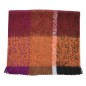 Echarpe mohair Maika orange made in France