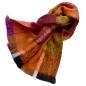 Echarpe mohair Maika orange made in France