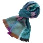 Echarpe mohair Maika verte made in France
