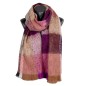 Echarpe mohair Maika rose made in France