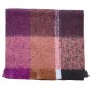 Echarpe mohair Maika rose made in France