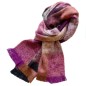 Echarpe mohair Maika rose made in France