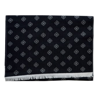 Echarpe homme merinos Vasco noire