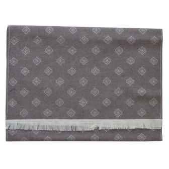 Echarpe homme merinos Vasco taupe