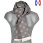 Echarpe homme merinos Vasco taupe