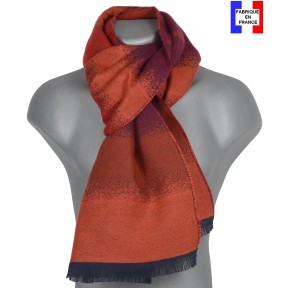 Echarpe homme merinos Vip rouge