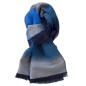 Echarpe homme merinos Vip bleu