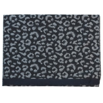 Echarpe homme merinos Volupté noire