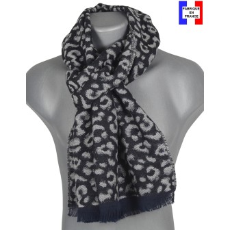 Echarpe homme merinos Volupté noir