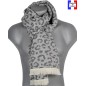 Echarpe homme merinos Volupté grise Echarpe homme merinos Volupté grise